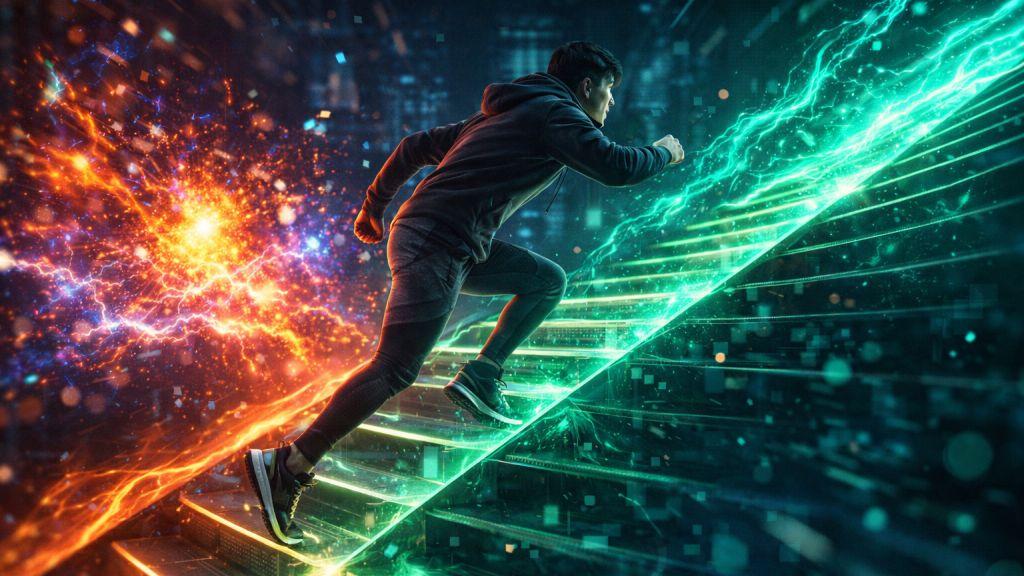 Symbolbild: KI-gestütztes Webdesign zu Disziplin wichtiger als Motivation